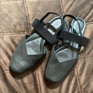 Born Black Leather Women's Flats